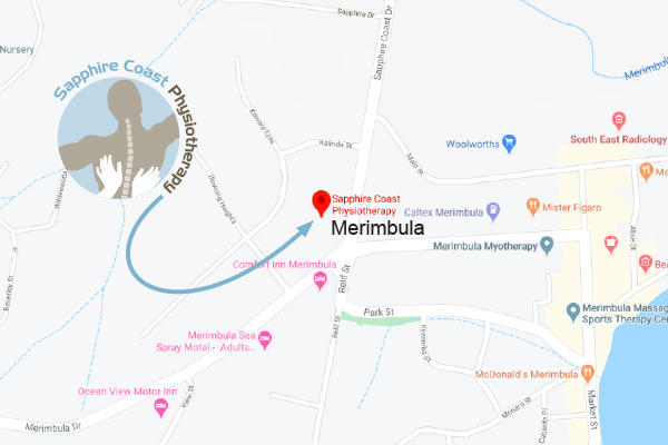 Sapphire Coast Physiotherapy Merimbula Map