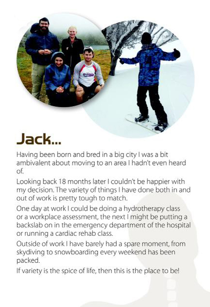 New Graduate Physio Story by Jack